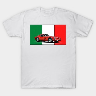 250 GTO Italian Print T-Shirt